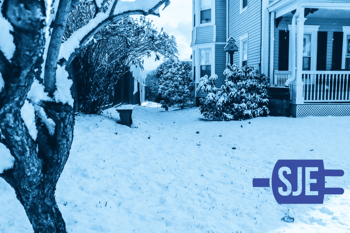Winterize Home Preparation - Winter Outside Residential Home